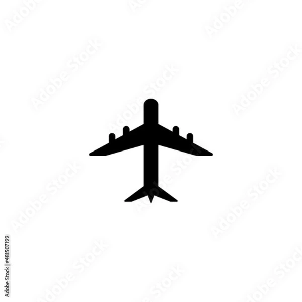 Fototapeta plane icon simple design vector