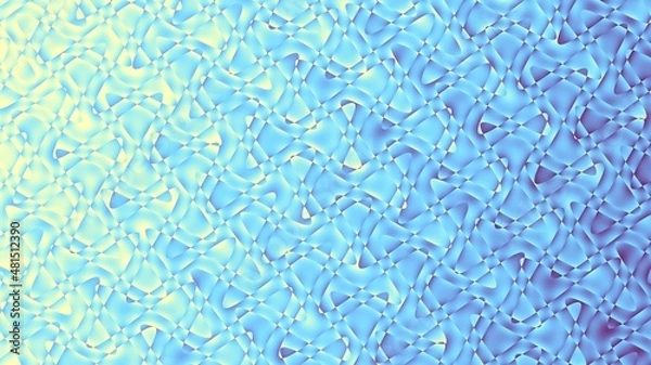 Fototapeta Wavy abstract futuristic background