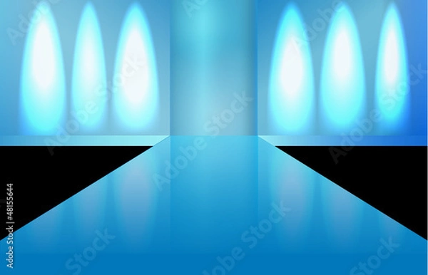 Obraz empty fashion runway