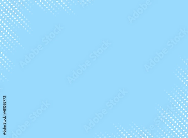 Obraz シンプルな青い背景
