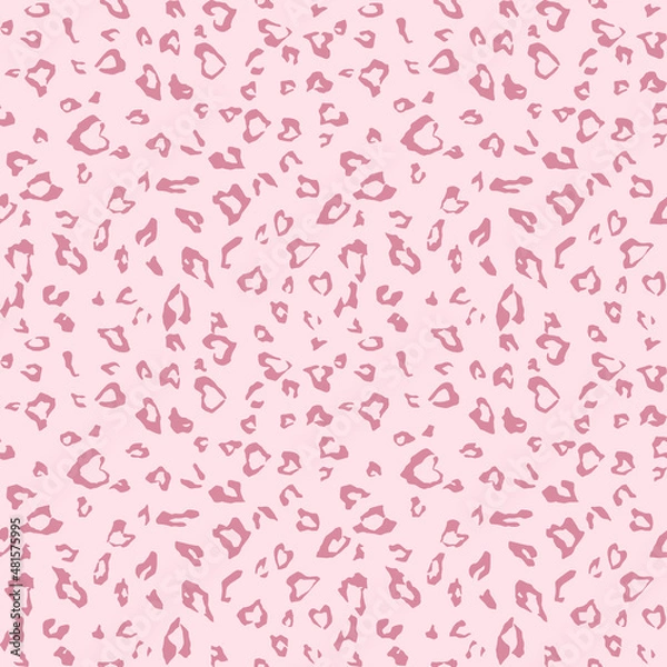 Obraz Wild & Soft Leopard Digital Papers, Seamless Patterns, Animal Design Illustration, 12 inches	