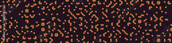 Obraz Abstract Geometric Pattern generative computational art illustration