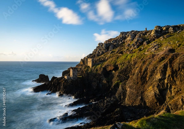 Obraz Botallack Crowns engine houses , Cornwall , UK