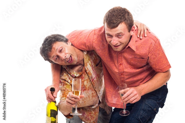 Obraz Pijani przyjaciele