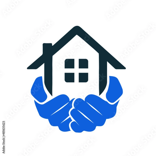 Obraz home care logo design vector icon symbol
