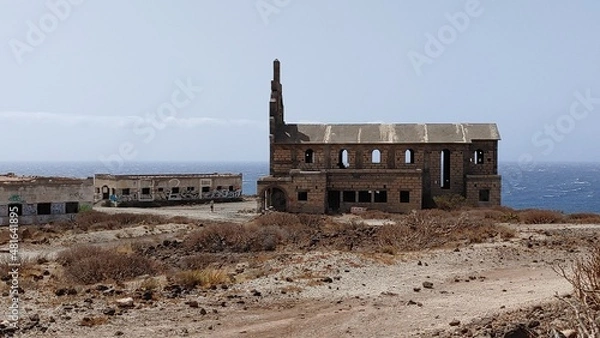Fototapeta Abades - Lost Place - Leprakolonie - Teneriffa