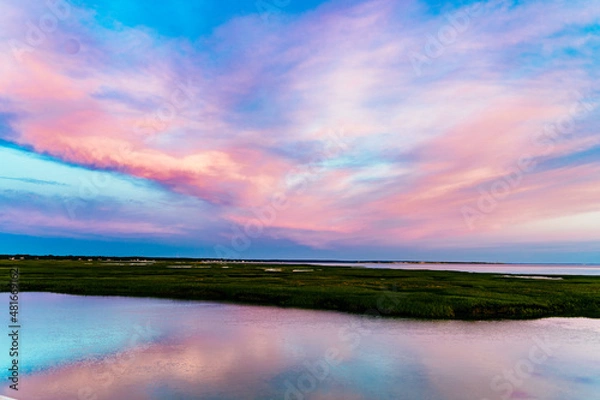 Obraz sunrise on marsh