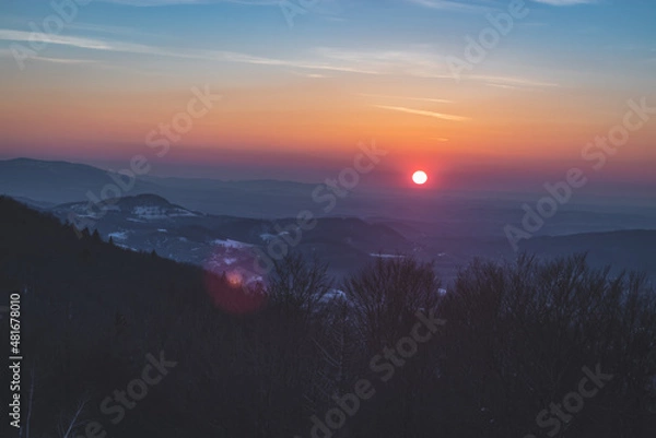 Obraz Zachód słońca 