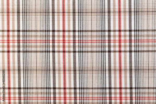 Obraz Fabric plaid texture. Cloth background