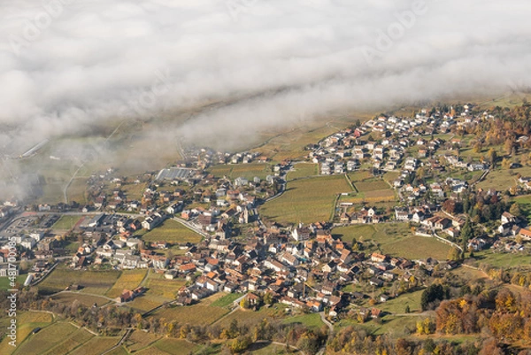 Obraz Nebel in der Herrschaft
