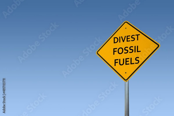 Obraz Divest Fossil Fuels