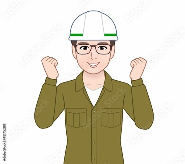 Obraz 建築を学んでいる男性