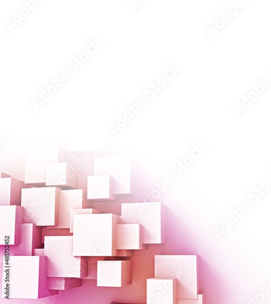 Fototapeta キューブ