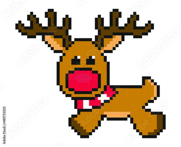 Fototapeta deer pixel