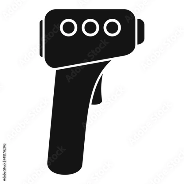 Obraz Body thermometer icon simple vector. Digital temperature