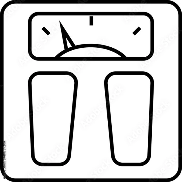 Obraz weight scale