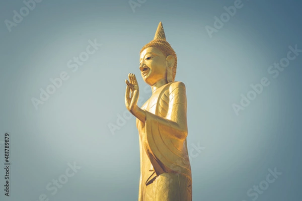 Obraz The architecture of Thai Buddism Temple