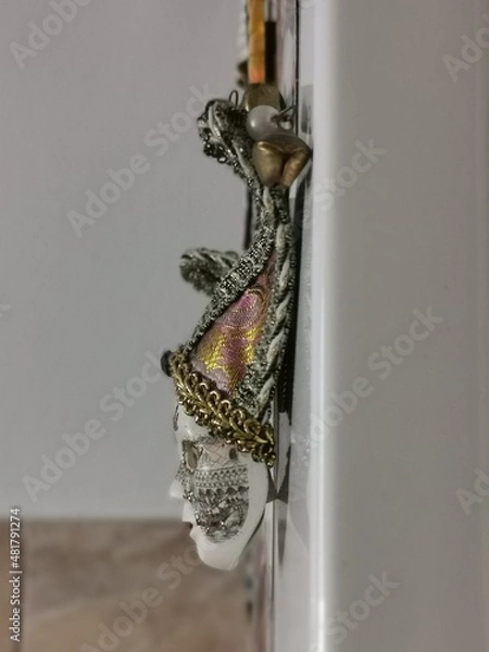 Fototapeta white mask 