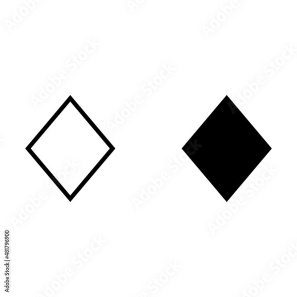 Obraz Rhombus icon