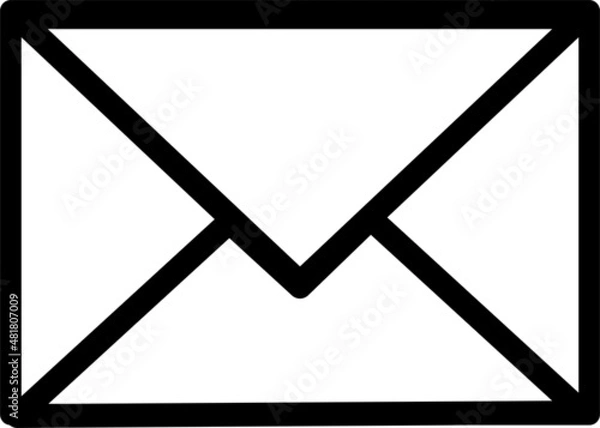 Obraz 未開封の手紙のアイコンイラスト