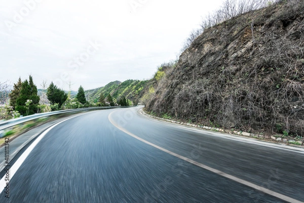Obraz The country roads have been spreading far away