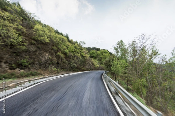 Obraz The country roads have been spreading far away
