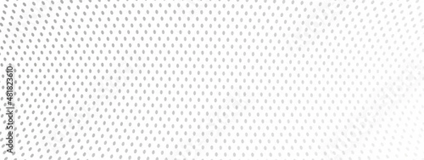 Obraz Dots long background. Polka dot design element. Optical effect. Vector illustration.