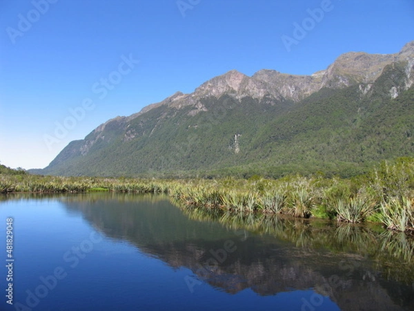 Obraz ニュージーランド、青空