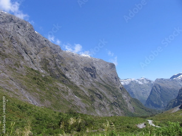 Obraz ニュージーランド、青空