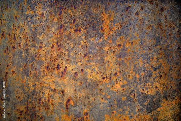 Fototapeta Abstract background, rusty metal texture