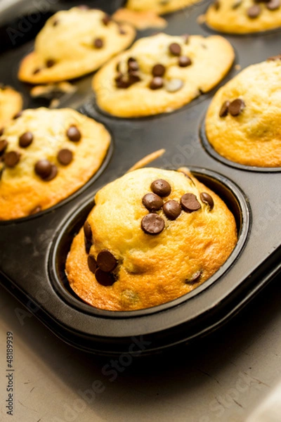 Fototapeta baking muffins