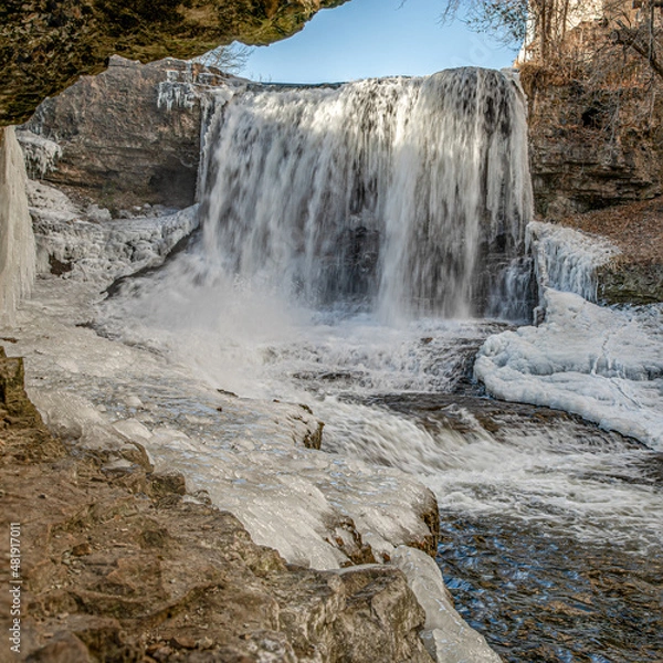 Obraz Vermillion Falls in Winter