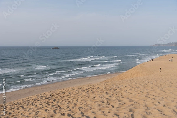 Obraz 鳥取砂丘から望む日本海