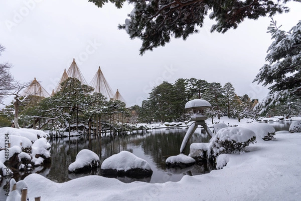 Obraz 兼六園の池