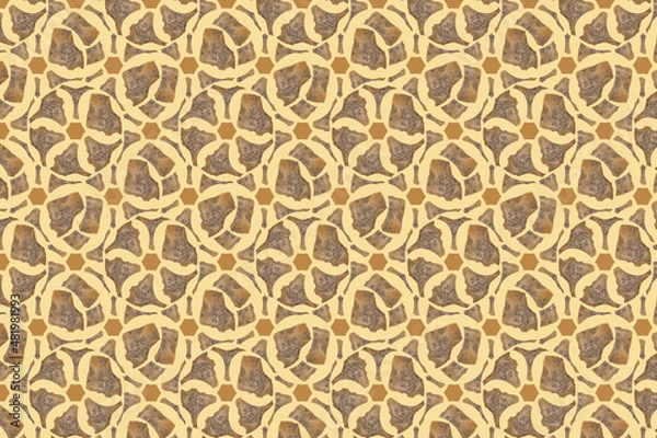 Fototapeta Abstract background composed of pieces of natural stone