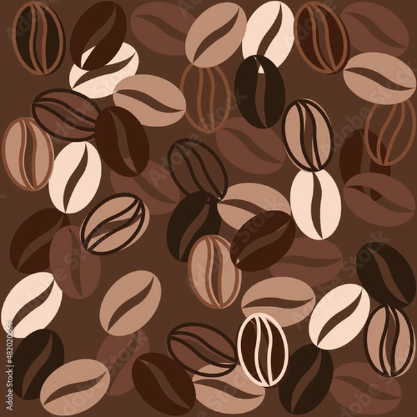 Obraz Coffee background different blends and types