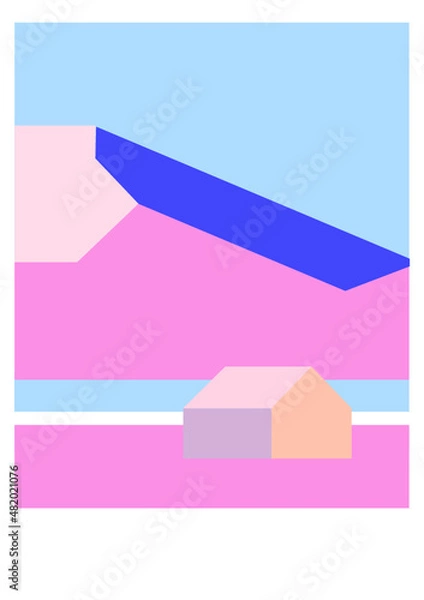 Obraz  house polaroid