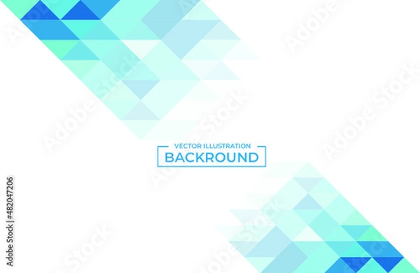 Fototapeta Simple modern new abstract vector geometric background