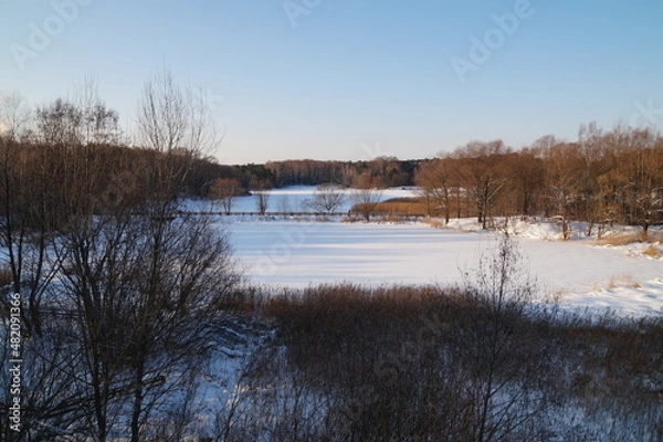 Obraz landscape with lake
