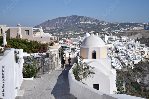 Obraz Santorini town