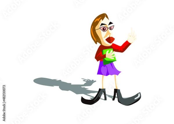 Obraz 厳しい先生だけどどこか愛嬌があり生徒からとても慕われています。