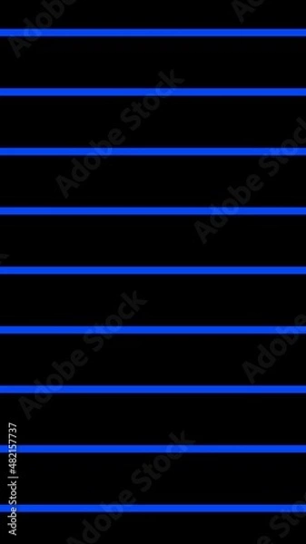 Obraz geometric line design on black background