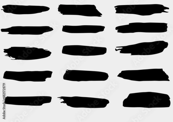 Fototapeta Grunge Brush Stroke Vector