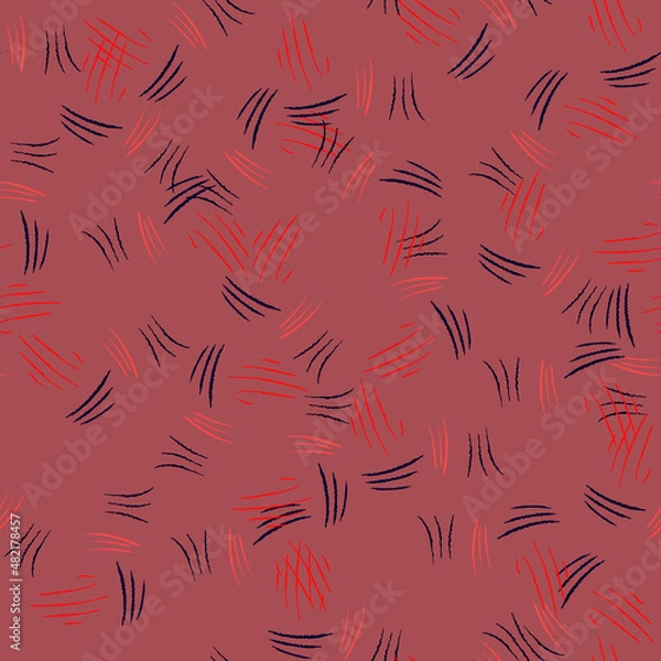 Fototapeta Scratches seamless pattern. Grunge texture. Old design.