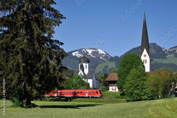 Obraz Fischen im Allgäu