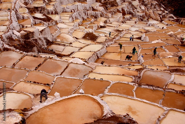 Obraz Peru Salzabbbau