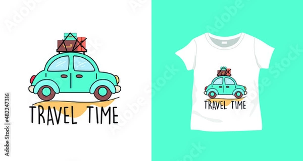 Obraz Sweet  print design with slogan. Vector illustration design for fashion fabrics, prints.