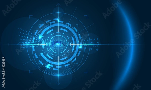 Obraz eye of technology