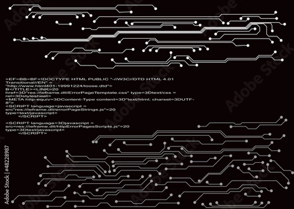 Obraz vector abstract background for futuristic high tech design