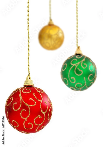 Fototapeta Christmas balls